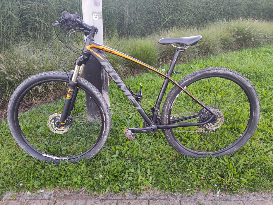 Rower górski MTB Romet mustang m4 2x10 Shimano deore koła 29 okazja!