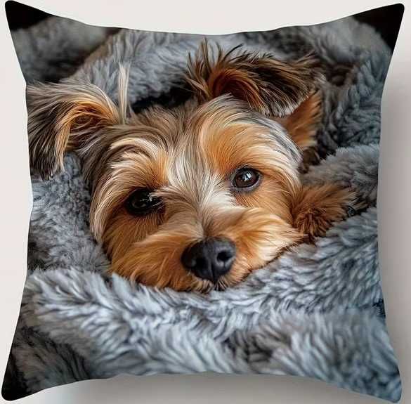 Poszewka na Poduszkę Yorkie Dog 45cm x 45cm