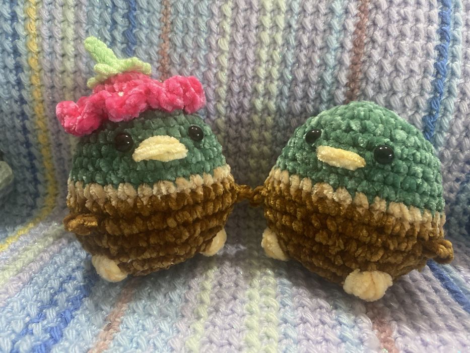 Pato-real em crochet