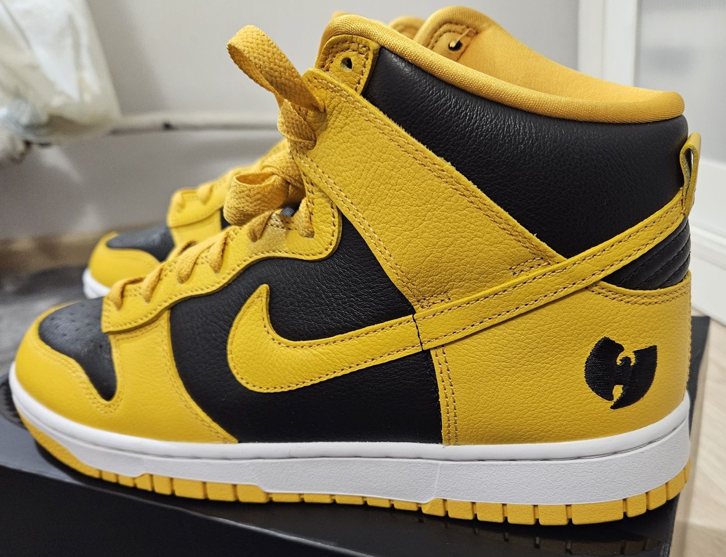 靴 27cm NIKE Dunk High Wu-Tang Clan Nike x Wu-Tang Dunk High Sneakers | Yellow | FARFETCH PL