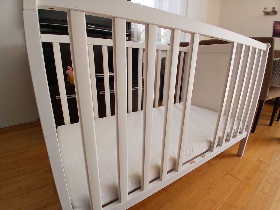 Łóżeczko Ikea sundvik materac