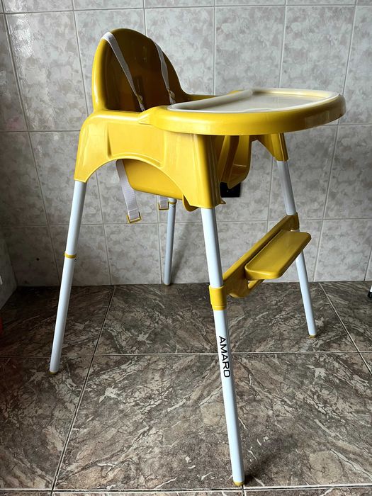 Cadeira de Refeição Amarela Amaro LORELLI