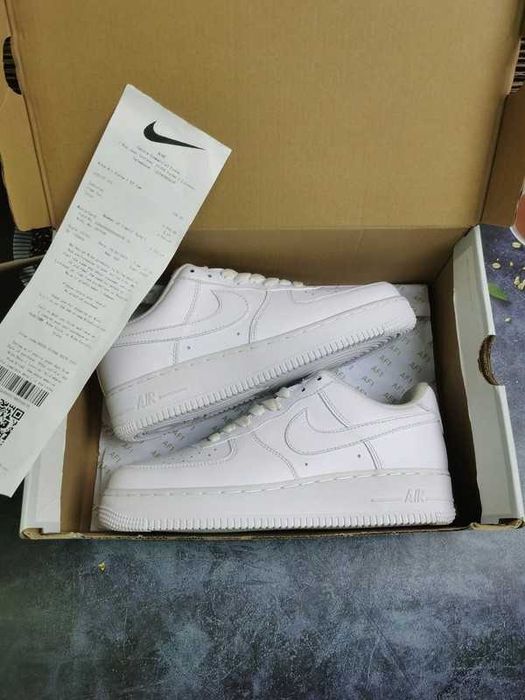 Nike Air Force 1 One All White 45