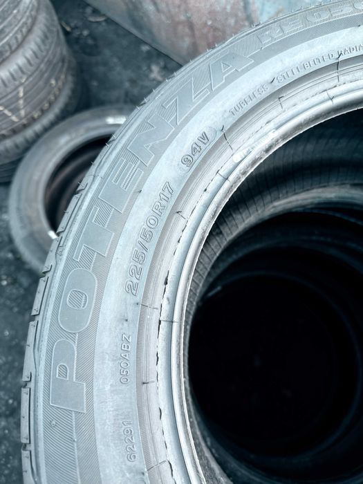 225 50 17 Bridgestone Potenza RE 050 A 90% Шини Літо 2024 ПАРА