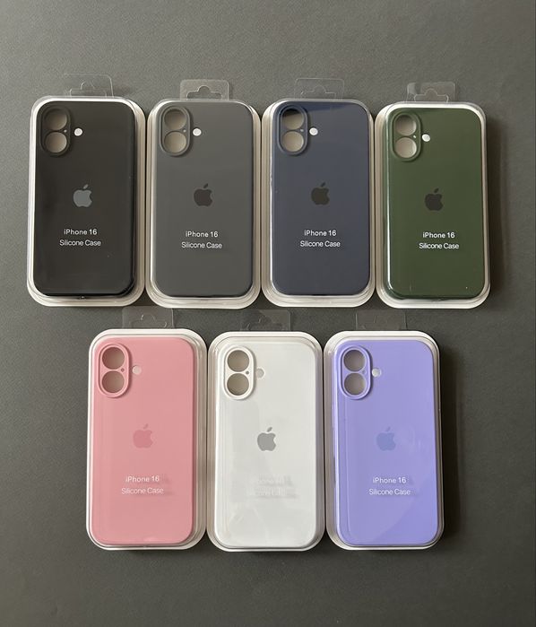Чехол silicone case full camera закрыта камера айфон iphone 16 pro max