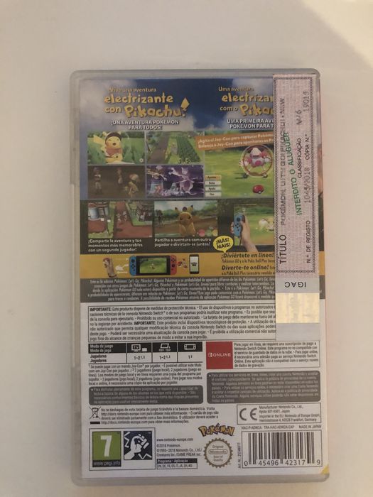 pokemón let’s go pikachu