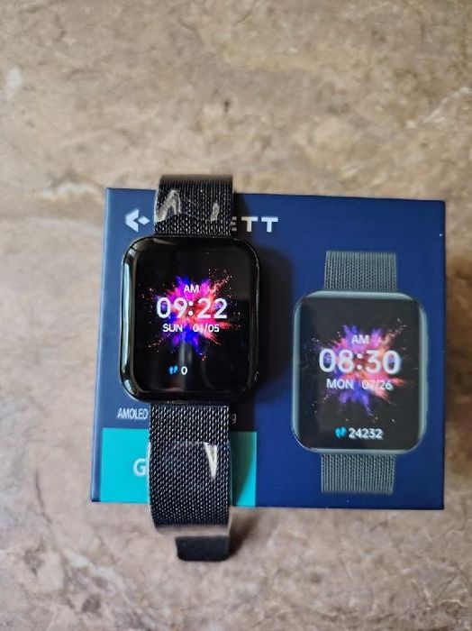 Smartwatch GARETT GRC Maxx Czarny Stalowy