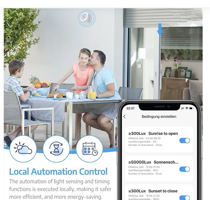 CURRYSMARTER [Gen7 Pro] Przełącznik roletowy WiFi