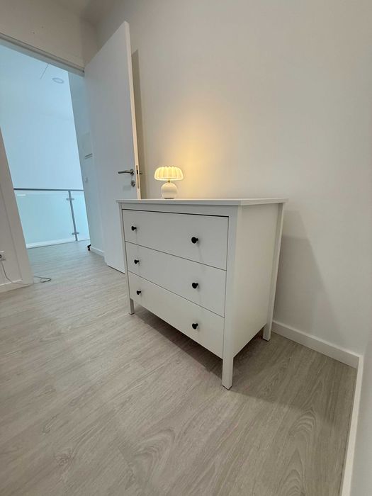 Gaveteiro 3 gavetas KOPPANG branco 0,90m x 0,83m