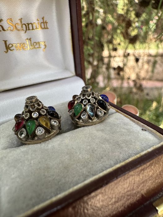 Антікварні пусети Thai Princesse Garem,14K