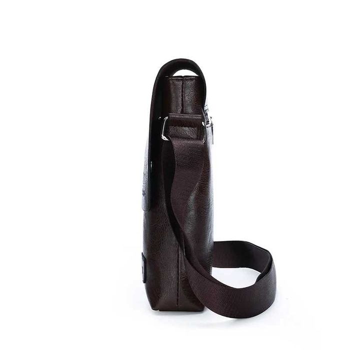 Mala Tiracolo BAZU, NOVA, castanho 4 compartimentos