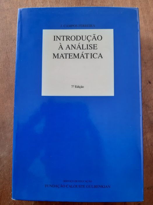 Introdução análise matemática - campos Ferreira - 7ed