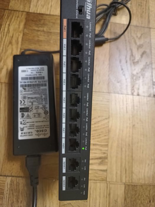 Мережевий комутатор Dahua DH-PFS3010-8ET-96 РОЕ