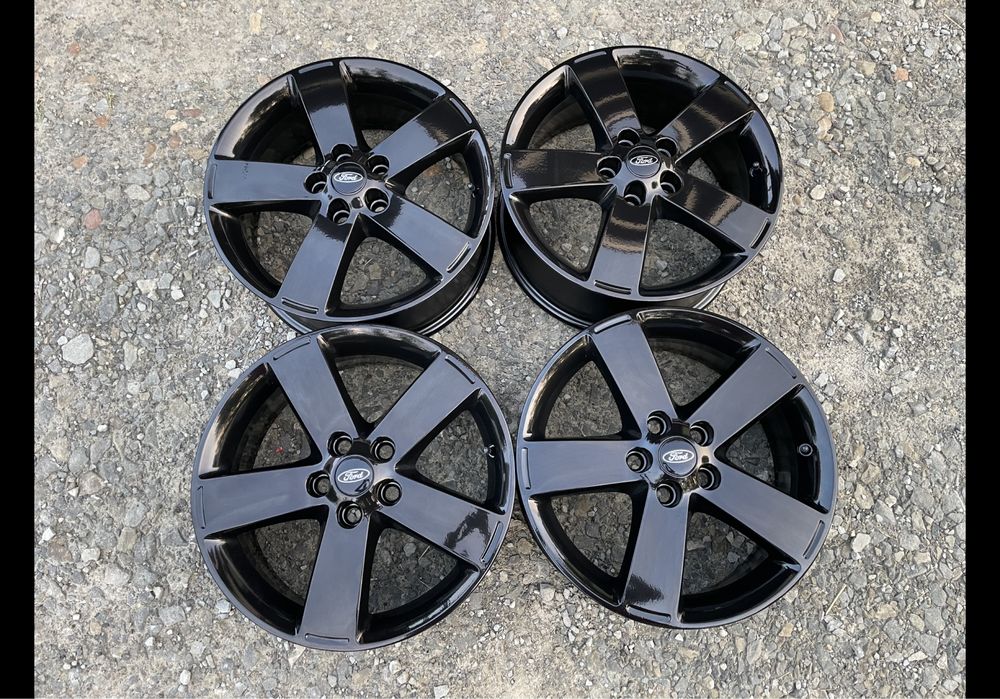 Alufelgi 17” Ford Volvo 5x108 S-Max Galaxy Kuga Focus CZARNE jak Nowe