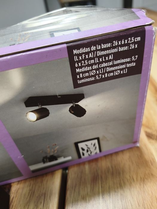 Candeeiro projetor teto led novo