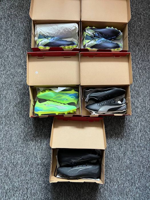 Zestaw 50 par Puma korki piłkarksie nowe