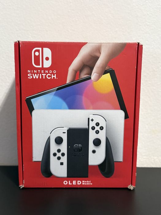 Nintendo Switch Oled + Acessórios e 1 Jogo (ler descrição)