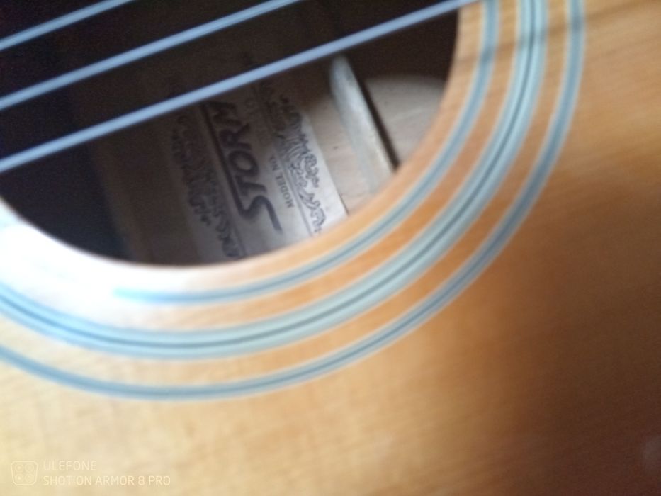 Guitarra acústica cordas aço storm