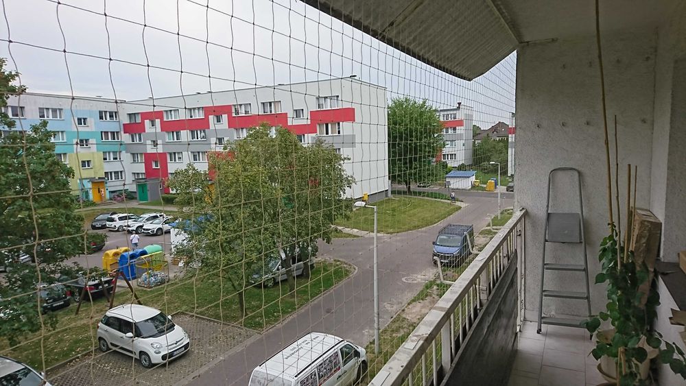 Siatka przeciw ptakom, siatka dla kota, siatka na balkon, woliera