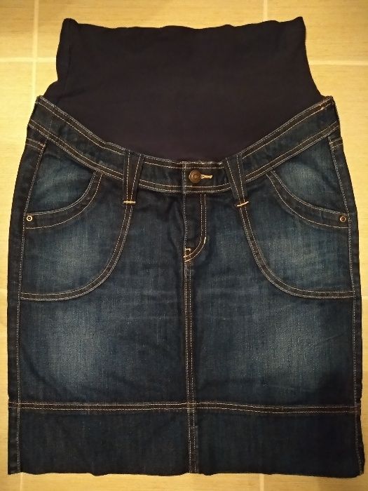 Spódnica ciążowa jeansowa H&M