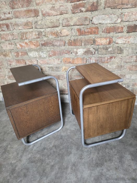 Szafki nocne/komódki vintage bauhaus loft po całkowitej renowacji