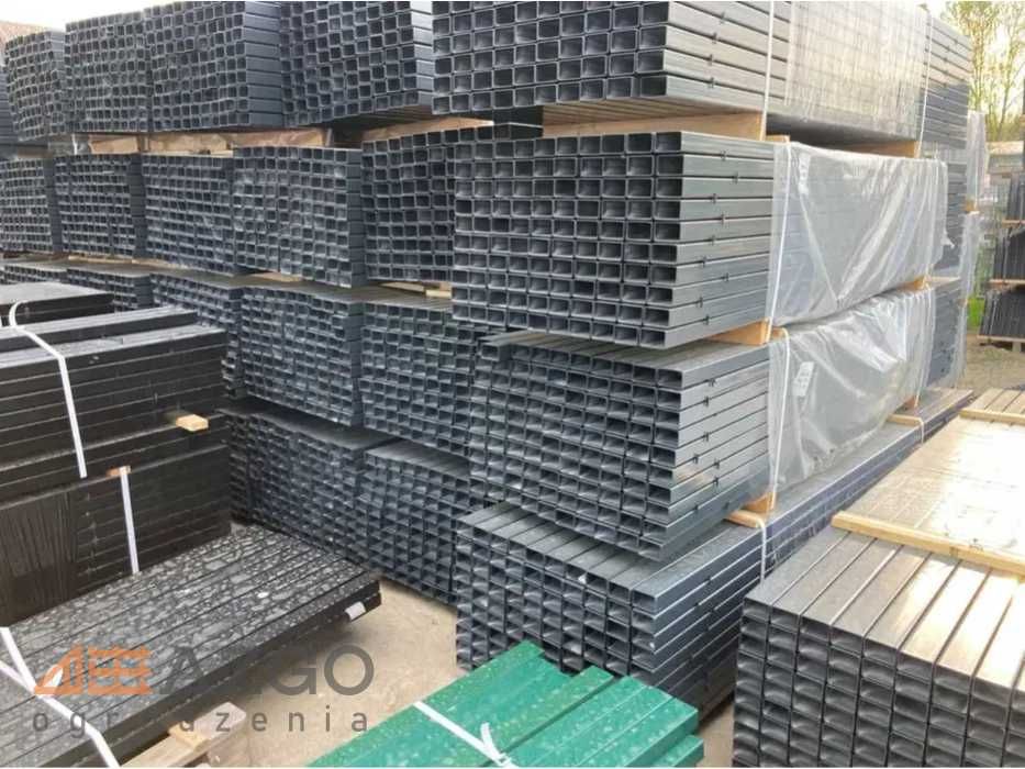 Najtańszy Słupek 2mm 60x40x2 grube do paneli siatki ocynkowane lakier