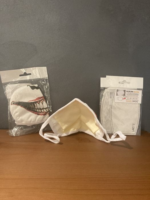Maseczki antysmogowe plus filtry NOWE