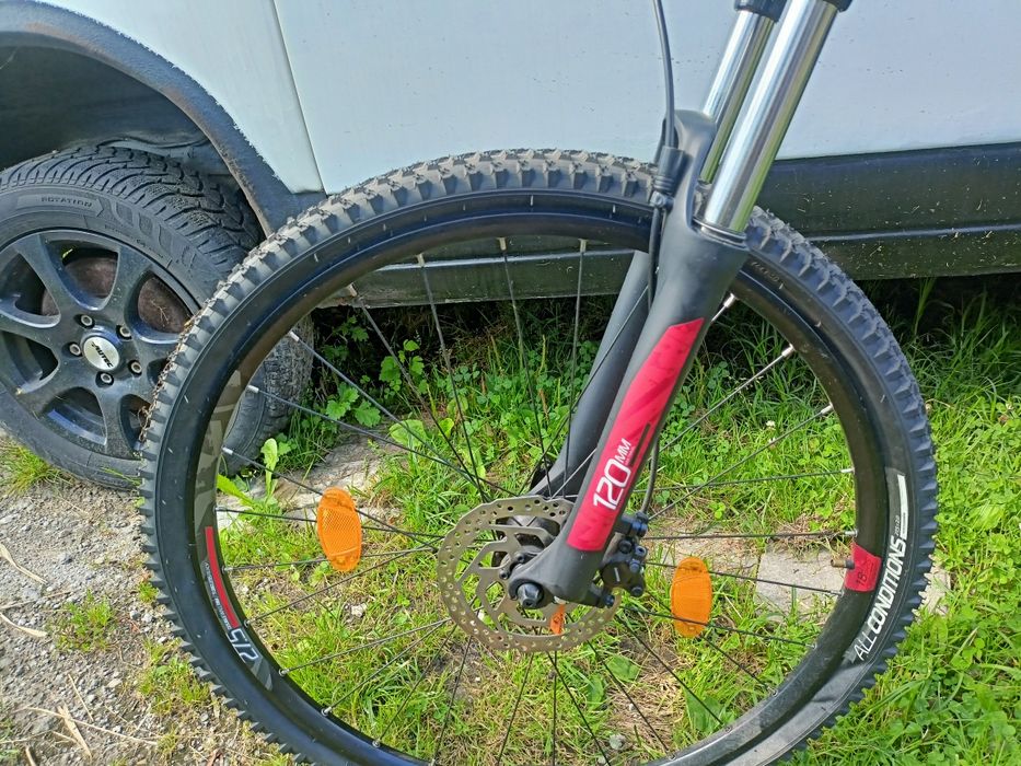 Rower górski ROCKRIDER  MTB ST 530 S 27.5" CZARNY