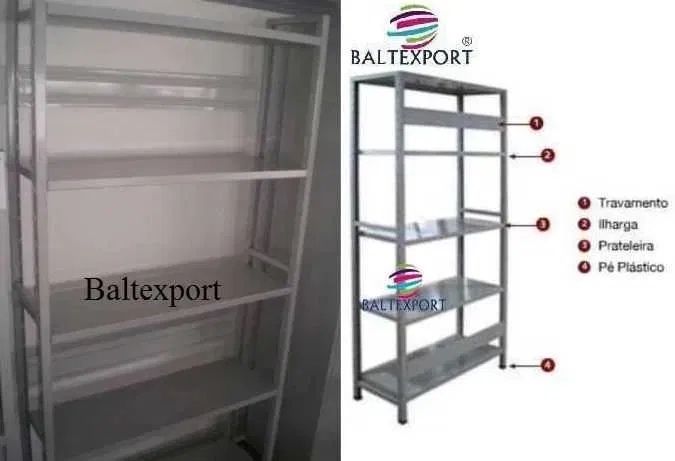 Estantes de Encaixe p/ Arquivo Pastas / Estante Arrumação Garagem NOVA