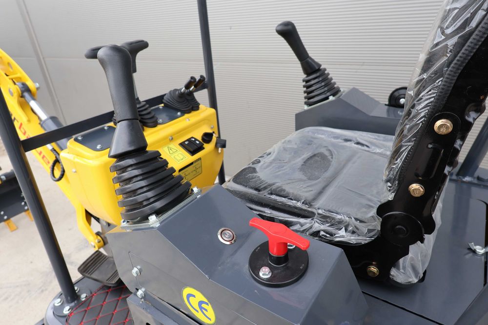 NOWA minikoparka Interbauer IB10JU 1000kg świeca GWARANCJA JOYSTICK'i