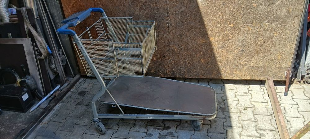 Wózek magazynowy sklepowy warsztatowy platforma transportowa