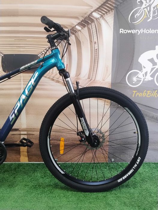 Rower górski 29" DD SHIMANO LEKKA rama 18" 2xTARCZE amortyzacja STOPKA