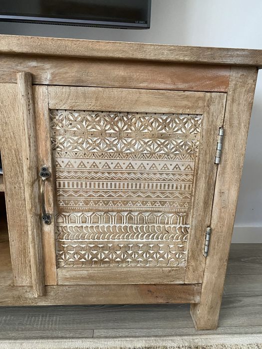 Conjunto de mobilia sala madeira maciça
