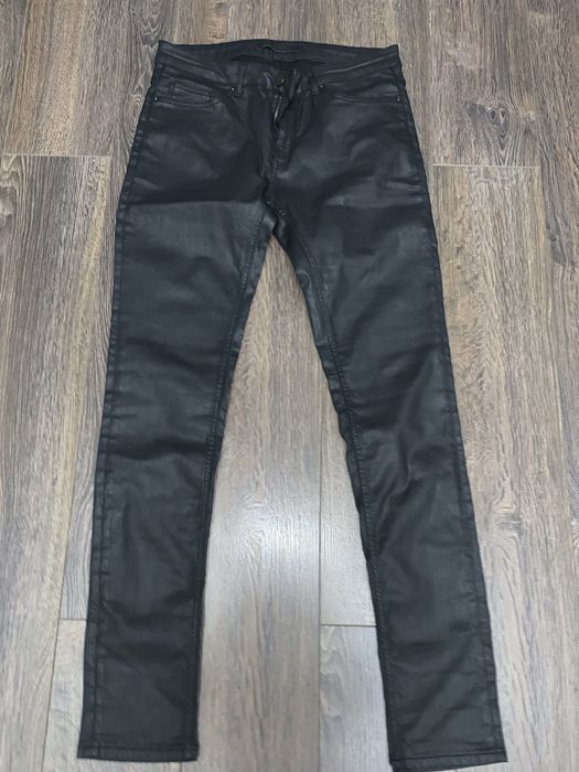 Dior homme hedi slimane waxed jeans | waxed denim jeans | slim jeans