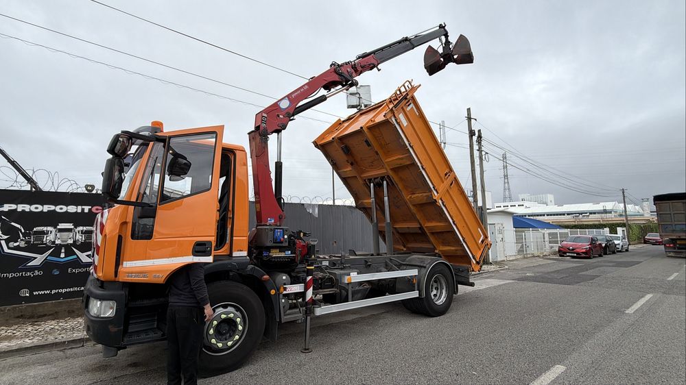 IVECO EUROCARGO 19Ton 250cv GRUA BASCULANTE SÓ 100.000KM  OPORTUNIDADE