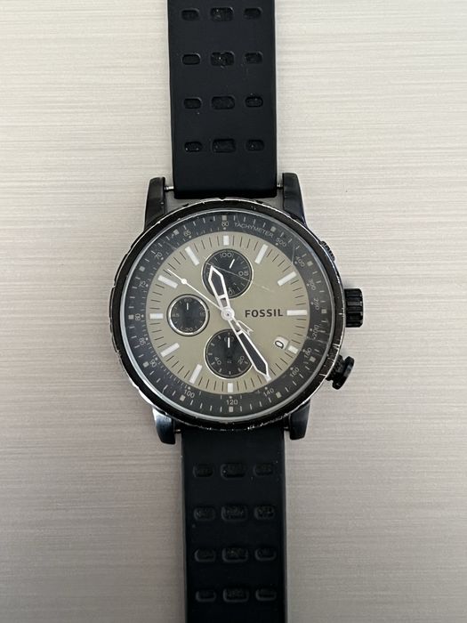 Relógio Fossil Beige/Leather 47mm