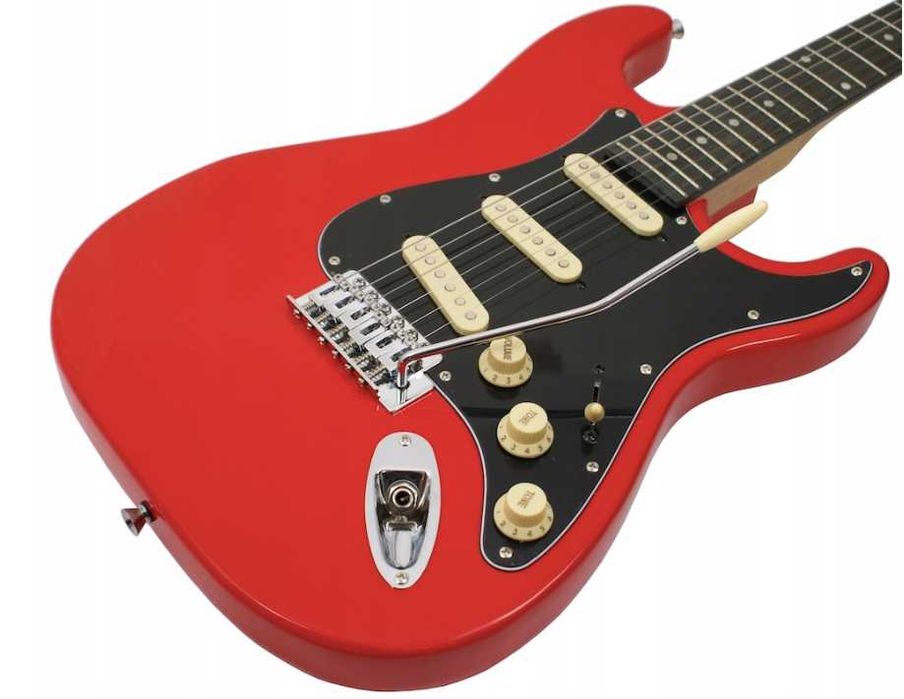 Gitara elektryczna + dodatki NOWA gwarancja do nauki