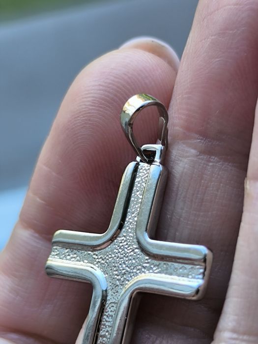 Krzyżyk, zawieszka religijna srebrna