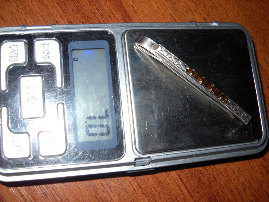 зажим для галстука серебро ссср