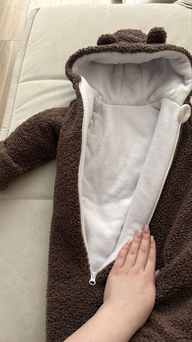 Дитячий демісезонний комбінезон тедді 80р