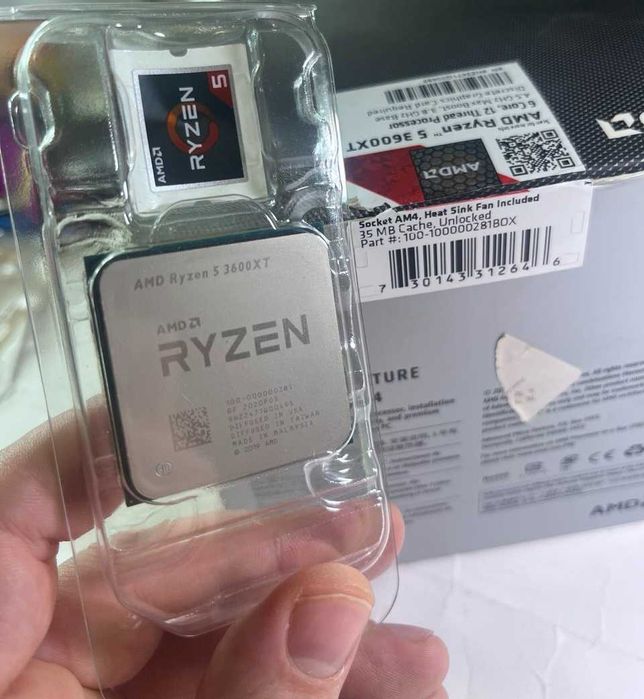Ryzen 5 3600XT + новий боксовий кулер