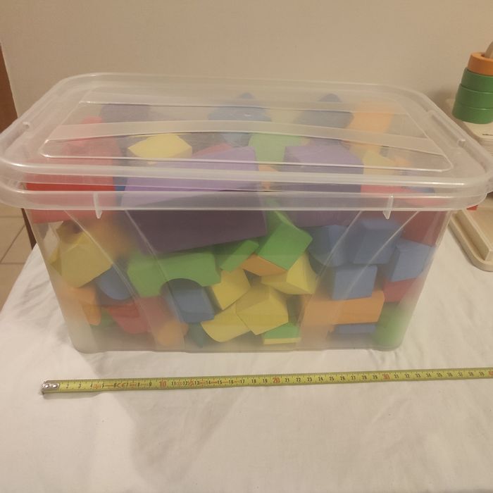 Klocki piankowe zestaw sztywna pianka