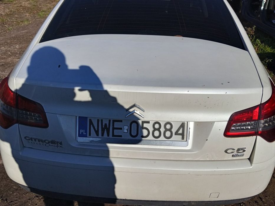 Klapa bagażnika Citroen C5 x7 III KWED biała perła