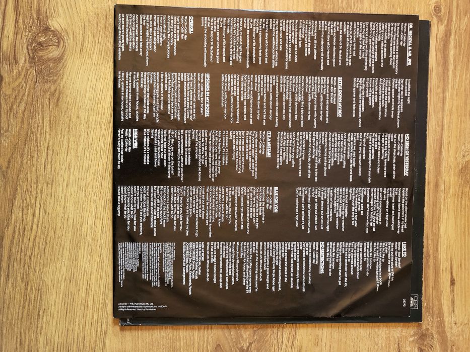 Men at work-cargo LP winyl