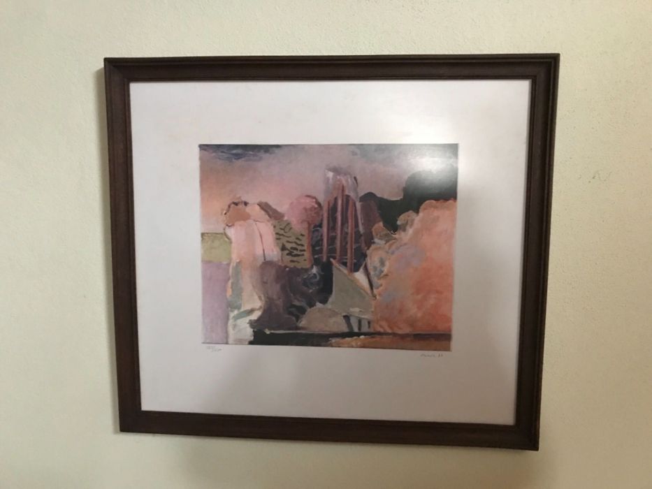 Quadros pinturas e serigrafias molduras diversos