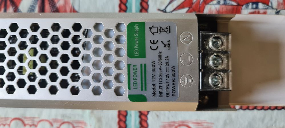 Перетворювач напруги Светкомплект 12 В 350 Вт IP20 SL-350-12