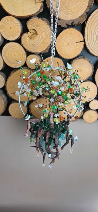 ozdobne wiszące drzewo zawieszka