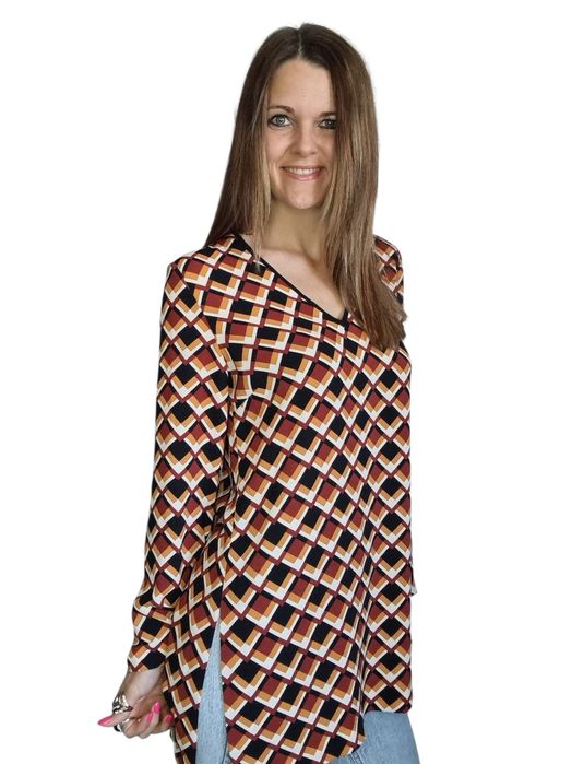 Brązowa tunika zara rozmiar m 38