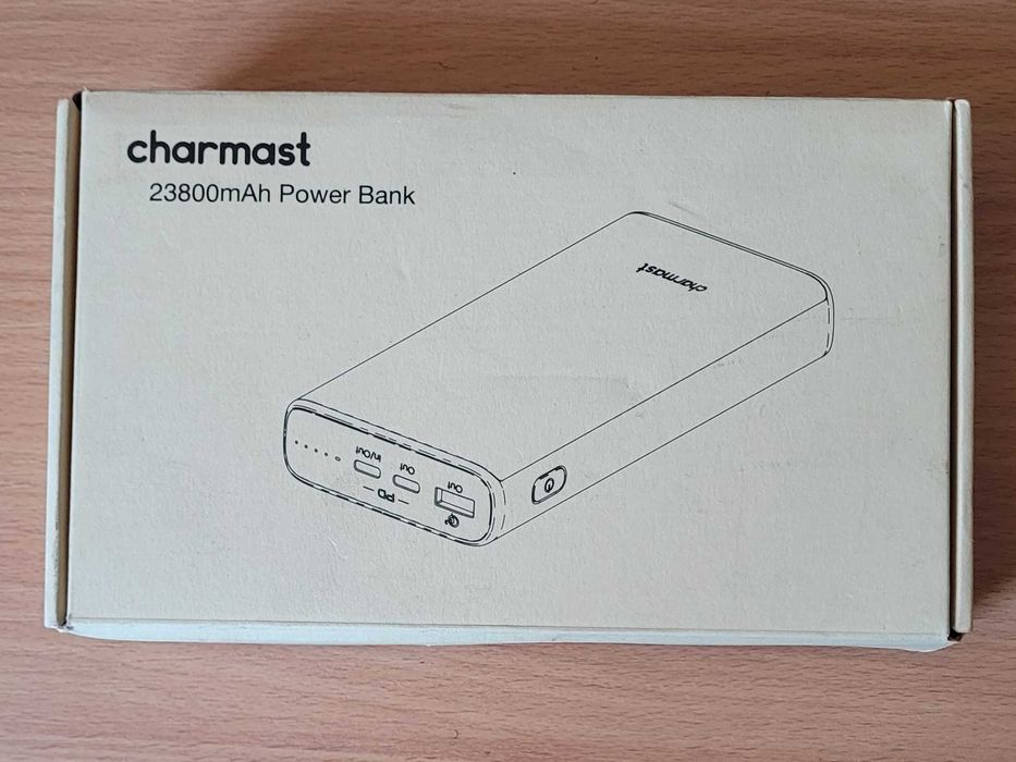 Charmast Power Bank 23800mAh 65W USB C Quick Charge