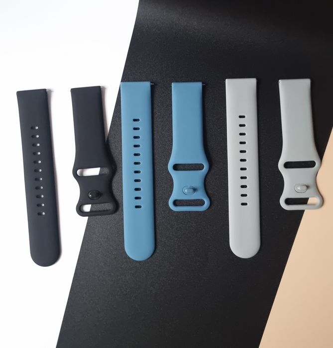 Pasek 3× silikonowy 22 mm do Samsung,Huawei Watch, Amazfit